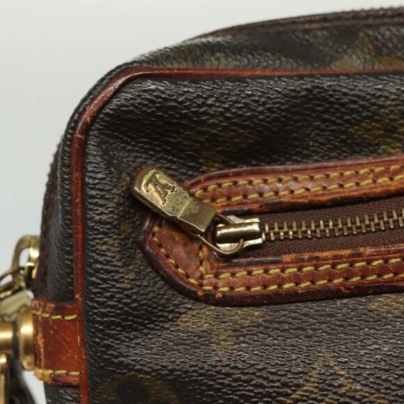 LOUIS VUITTON Monogram Marly Dragonne GM Clutch Bag - Picture 10 of 16